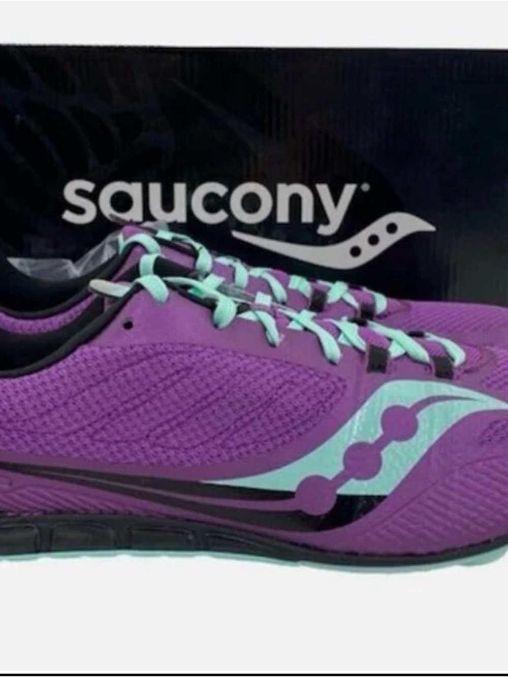 New! WOMEN'S VENDETTA 3 TRACK SPIKES Purple Aqua Shoes Running size 11